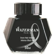 WATERMAN Fountain Pen Liquid Bottled Ink, 50ml, Black (S0110710)