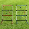 thumbnail image 7 of Topbuy Portable Ladder Toss Set 12 Balls Outdoor Lawn Family Game Set, 7 of 7