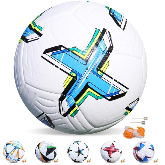 Balón de Fútbol ZYJXLY Copa del Mundo Número 5 para Entrenamiento y Competición