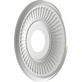 thumbnail image 4 of Ekena Millwork 13"OD x 3 1/2"ID x 3/4"P Berkshire Thermoformed PVC Ceiling Medallion (Fits Canopies up to 5 3/4"), Bright Coat Aluminum, 4 of 10