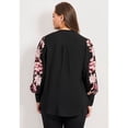 thumbnail image 2 of Avenue Women's Plus Size Sofia Long Sleeve Blouse, 2 of 2