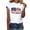 White#1, variant on Fartey 4th of July Shirt for Women Patriotic Short Sleeve Tops Loose Fitted Independence Day Crew Neck T Shirts American Flag Graphic Tees Army Green S