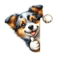 thumbnail image 3 of Glow in The Dark Animal Stickers Cute Cartoon Dog Wall Decals for Light Switches & Sockets Removable, 3 of 7