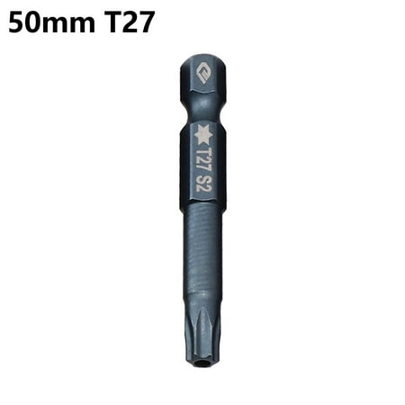 

1Pc 50Mm Blue Magnetic Torx Screwdriver Bits Set Electric Screwdriver T5-T40