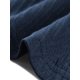 thumbnail image 5 of INSPIRAR CHIC Blusa de Peplum Casual para Mujer con Manga 3/4, Cuello en V, Dobladillo con Volantes, Verano, S, Azul Oscuro, 5 of 6