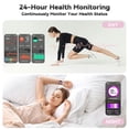 thumbnail image 3 of Reloj inteligente QVEQ de 1.83 pulgadas Fitness con frecuencia cardíaca Android iOS, 3 of 8