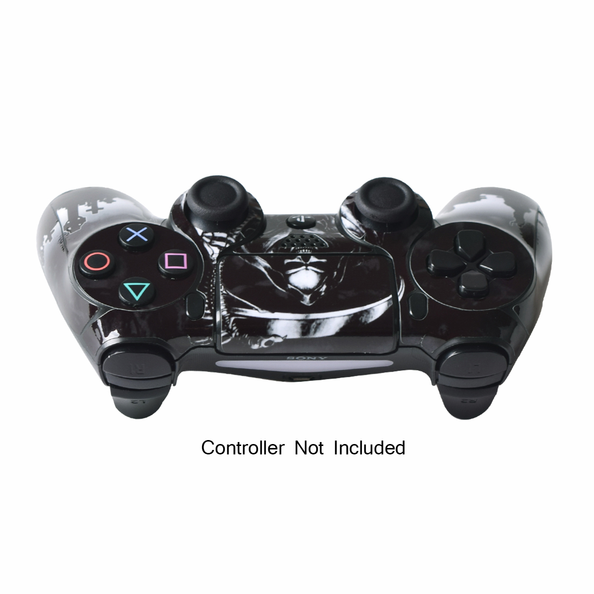 PS4 Controller Skins Stickers PS4 Remote Skin Playstation 4 Dualshock 4 Vinyl Decal Reaper Black - image 4 of 4