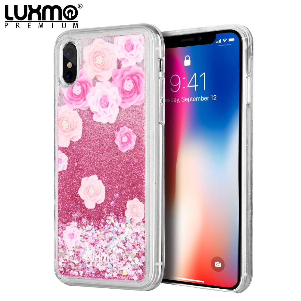 Shimmering Waterfall Protective Skin Case for Apple iPhone X (Exact Fit)