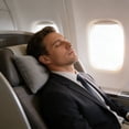 thumbnail image 4 of Inflatable Travel Pillow 13.38In Flocked Nap Cushion Contoured Neck Support Pillow Relieve Muscle Strain Quick Inflate Deflate for Air Travel Train Rides Road Trips Office Napping Outdoor Camping, 4 of 6