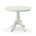 thumbnail image 2 of Carolina Classics Fairview 36" Round Pedestal Dining Table in White, 2 of 3