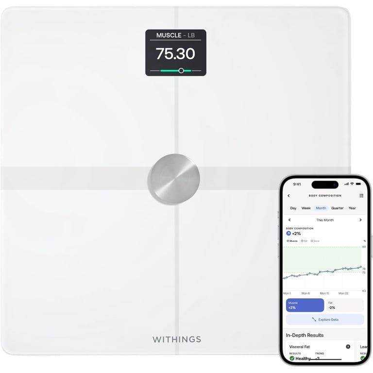 Withings Body Smart Scale, 8 Metrics, Wi-Fi & Bluetooth photo 1