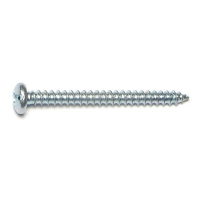 

#8 x 1-3/4 Zinc Plated Steel Combo Pan Head Sheet Metal Screws SMSPS-310