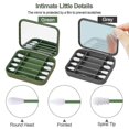 thumbnail image 5 of 8 Count Reusable Silicone Q Tip Cotton Swabs(2 Pack, Green Grey), 5 of 5