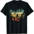 thumbnail image 3 of Wildlife Trees Outdoors Nature Retro Forest Sleeveless T-Shirt, 3 of 4
