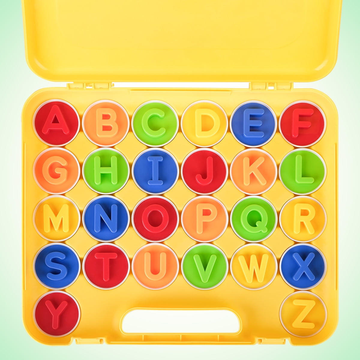 春先取りの Coogam Letters Matching Eggs 26PCS ABC Alphabet Color Recoginition Sorter P_並行輸入品
