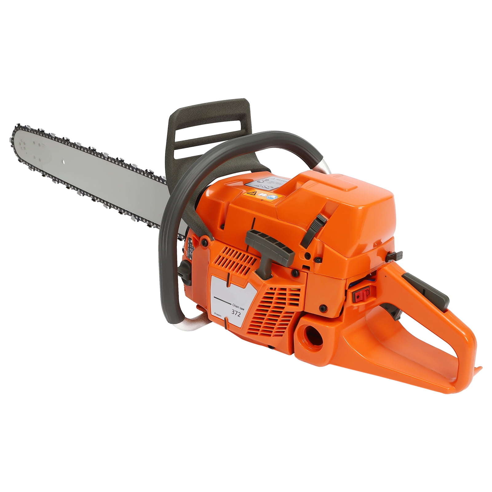 72CC 24 Inch Gas Chainsaw 2-Stroke Gasoline Powered Chain Saw for Forest Logging, Chopping Wood, Cutting Branches, etc.