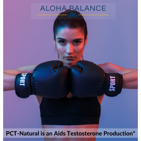 Natural PCT Testosterone Booster Supplement - Supports Increase in Lean Muscle by Aloha Balance, 1125mg, 60 Count