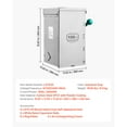 thumbnail image 3 of KFFKFF 100A Power Switch for Generators, 24000W Hand-Operated Switch, Robust Double-Throw Energy Transfer Switch 120/240V, Compliant with NEMA 3R Guidelines, Suitable for Outdoor, Indoor, 3 of 9