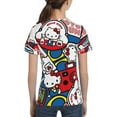 thumbnail image 6 of Hello Kitty T Shirts For Girls Boys, 3d Print Cartoon Graphics T Shirt, Youth Crewneck T-Shirt, Unisex Short Sleeve Top Tees Age 4-16 Years, 6 of 7