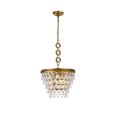 thumbnail image 2 of Elegant Lighting Nordic 16" 4 Light Royal Crystal Pendant Lamp, 2 of 9