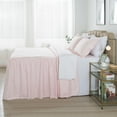 thumbnail image 2 of JML 3 Piece Ruffle Skirt Bedspread Set Queen Size,Pink Polka Dot Coverlet with 30" Drop, 2 of 6