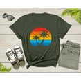 thumbnail image 6 of Palm Trees Sunset Sunrise Sea Ocean View Nature Flying Birds T-Shirt Palm Tree Lover Gift T Shirt for Men Women Kids Boys Girls Tshirt, 6 of 8