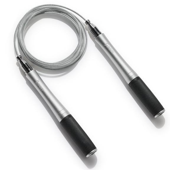 Sunny Health & Fitness Exercise Speed Jump Rope w Adjustable Length – SF-JR02-BK
