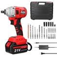 thumbnail image 1 of Household 2in1 21V Electric Drill Electric Wrench Set Rotation Ways Adjustment High Torque Power Tool Practical Installation Device, 1 of 7