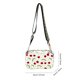 thumbnail image 2 of Bolso Bandolera Con Cerezas Piel Sintética para Mujer Elegante Cámara() Color Blanco, 2 of 9