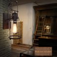 thumbnail image 6 of Autrinix Retro Wall Lamp, Rustic Industrial Sconce with Clear Glass & Handcrafted Finish, Dimmable Lighting for Bathroom, Hallway, and Cafe Decor, 6 of 11