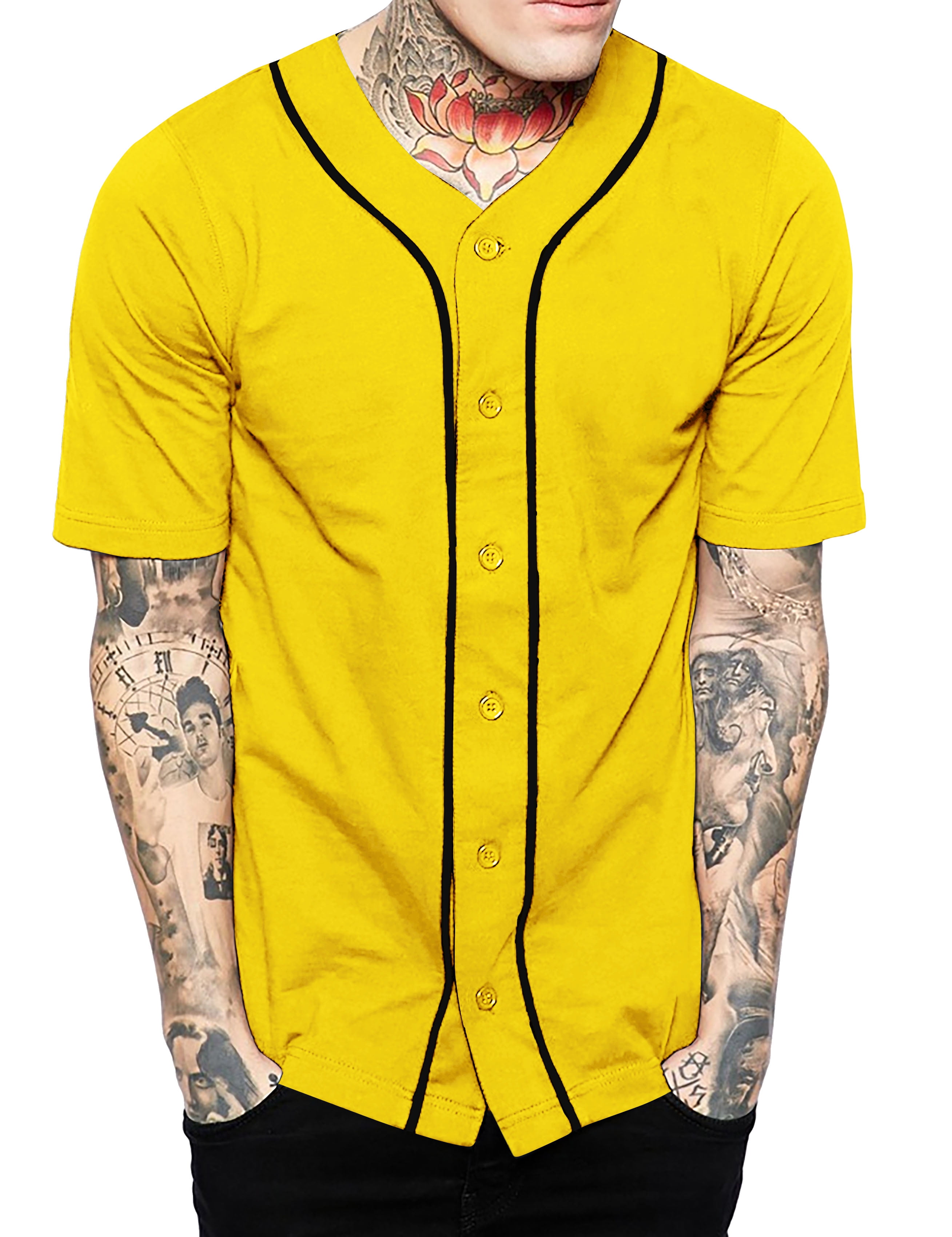 baseball jersey button down shirt