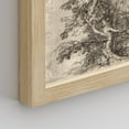 thumbnail image 5 of PixonSign Framed Wall Art Forest Tree Sketches Sepia Duotone Wilderness Prints, Set of 4 Nature Plants Paintings, Minimalism Wall Décor, Adhesive Canvas Poster for Home Decor - 11"x14" Natural, 5 of 5