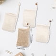 thumbnail image 5 of Exfoliating Soap Drawstring Pouch, Mesh Soap Bag, Natural Linen Soap Saver Bag, Exfoliating Soap Bag, Soap Bag for Shower, Soap Foaming Mesh Bag, Portable Bath Soap Bag 10Pcs, 5 of 5