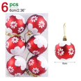 thumbnail image 3 of 30/6 piezas de bolas navideñas galvanizadas, adornos colgantes para árbol de Navidad, adornos de bolas navideñas para fiestas de Año Nuevo, decoración del hogar, 3 of 5
