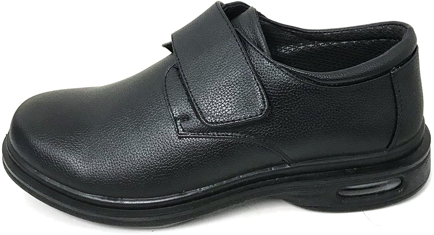 Men's Comfort Shoes Hook and Loop Air Cushion Slip Resistant Walking Restaurant Work Shoes - image 2 of 3