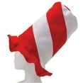 thumbnail image 2 of U.S. Toy Red and White Party Swirl Stove Pipe Top Hat, 2 of 2