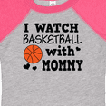 thumbnail image 4 of Inktastic I Watch Basketball with Mommy Boys Baby Bodysuit, 4 of 5