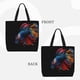thumbnail image 2 of Disketp Colorful Betta Fish Bolsa Tote de Lona para Mujer, Bolso de Hombro y Cruzado con Cierre de Cremallera, 2 of 7