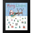 thumbnail image 2 of Zaman, Farida 15x18 Black Modern Framed Museum Art Print Titled - Holiday Festivities IV, 2 of 5