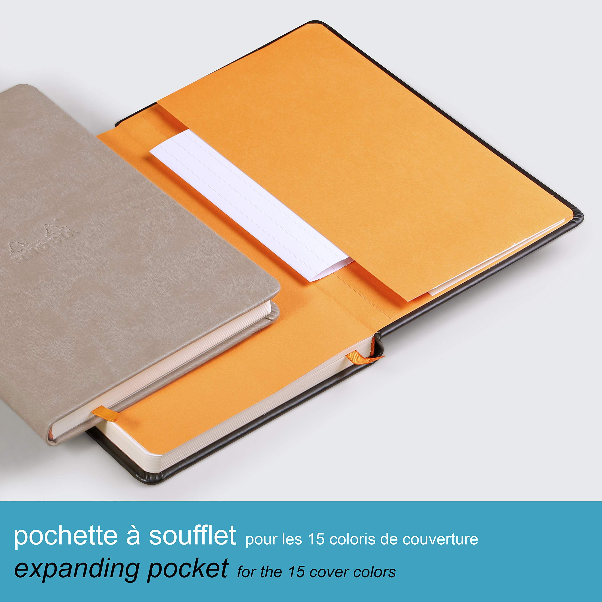 Rhodiarama Hardcover Notebook - Turquoise, A5