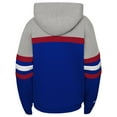 thumbnail image 3 of Youth Mitchell & Ness-Blue New York Rangers Head Coach Pullover Hoodie, 3 of 3