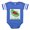 Royal Blue, variant on CafePress - Plays With Frogs.Ti... - Cute Infant Baby Football Bodysuit