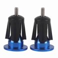 thumbnail image 4 of 1 Pair Aluminum Alloy Bike Bicycle Handlebar Handle Grip Bar End Plug Cap Parts(Blue), 4 of 4
