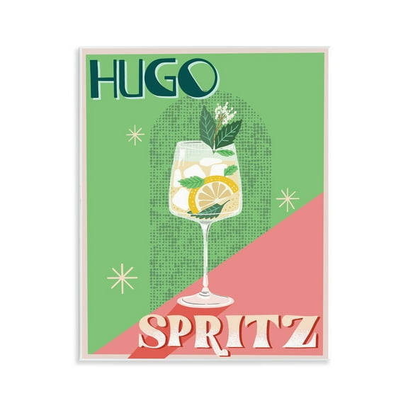Stupell Industries Hugo Spritz Cocktail Food & Beverage Painting Unframed Art Print Wall Art, 11 x 14