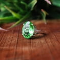 thumbnail image 2 of Natural Peridot Ring, Prong Setting Ring, 925 Sterling Silver Ring, Boho Jewelry, Signet Ring, Statement Ring, Dainty Ring, Cocktail Ring**, 2 of 6