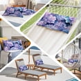 thumbnail image 6 of Spring Purple Hydrangea Pillow Covers, Linen Long Throw Pillow Case, Country Flowers Garden Plants Holiday Pillow Protector Decorative Cushion Cover for Living Room/Bedroom 12" x 20", 6 of 8