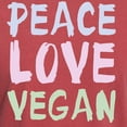 thumbnail image 3 of CafePress - Peace Love Vegan Men's Comfort Colors® T Shirt - Mens Comfort Colors Shirt, 3 of 5