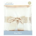 thumbnail image 2 of WAY TO CELEBRATE! Gold Shimmer Bow Ring Bearer Pillow 13 x 13 inch 1 Count per Pack for Wedding, 2 of 6