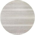 thumbnail image 1 of Ahgly Company Indoor Round Mid-Century Modern White Gold Solid Area Rugs, 3' Round, 1 of 6