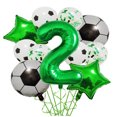 thumbnail image 1 of Juego de fútbol Digital verde, globo de película de aluminio, Fiesta Temática de la Copa del Mundo, decoración de cumpleaños, 12 Uds.,2, 1 of 7